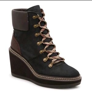 Chloé Martinica Nubuck Wedge Ankle Boot